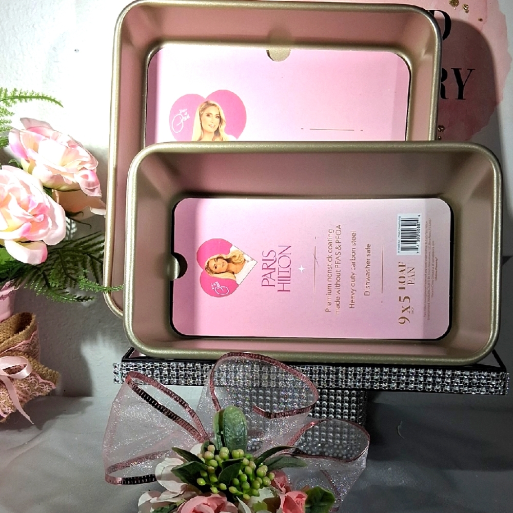 2010  PARIS HILTON 9.5" LOAF PAN - 9" CAKE PAN PREMIUM NONSTICK SET